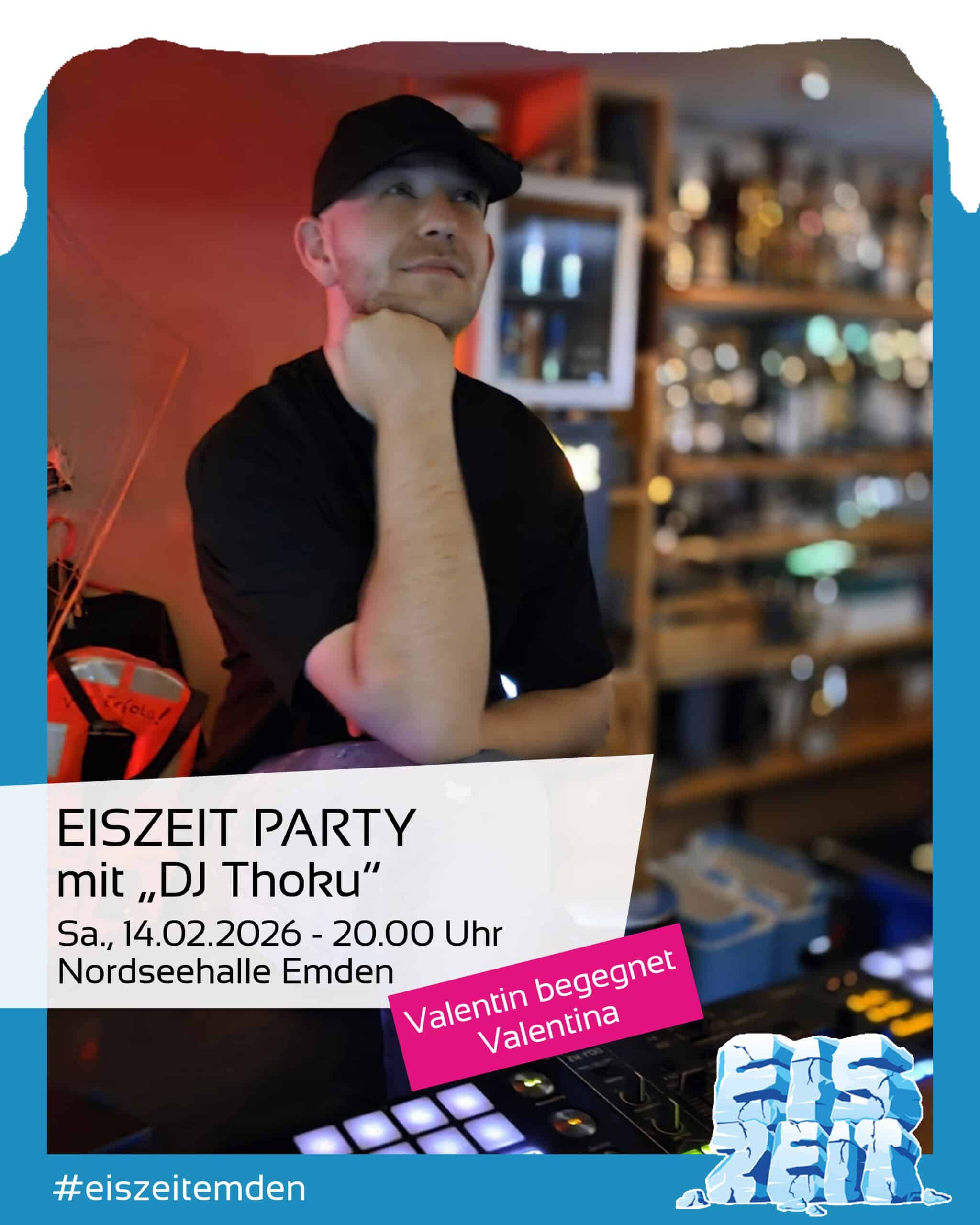 Eiszeit im 4/4-Takt – DJ is in the HOUSE am Sa., 15.02. um 20:00 Uhr